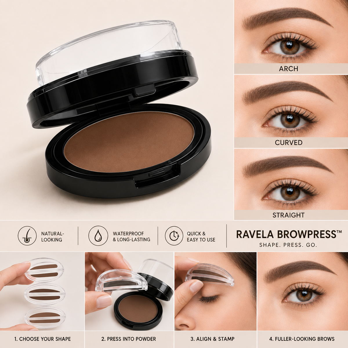 Ravela BrowPress™ — Perfect Brows in Seconds