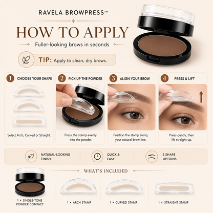 Ravela BrowPress™ — Perfect Brows in Seconds